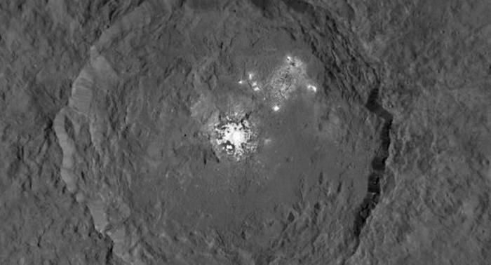 NASA images mysterious bright details on surface of dwarf planet ceres